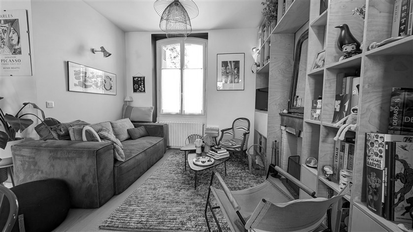 6 - Salon chambre 1