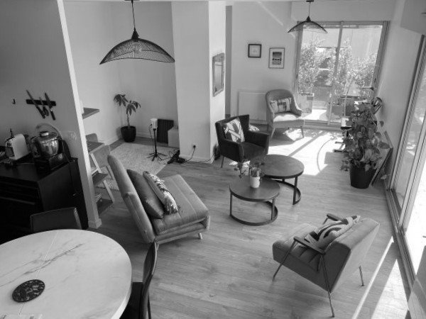 Cité des congrès – 3 pièces en duplex avec terrasse et parking – 378.000 € fai