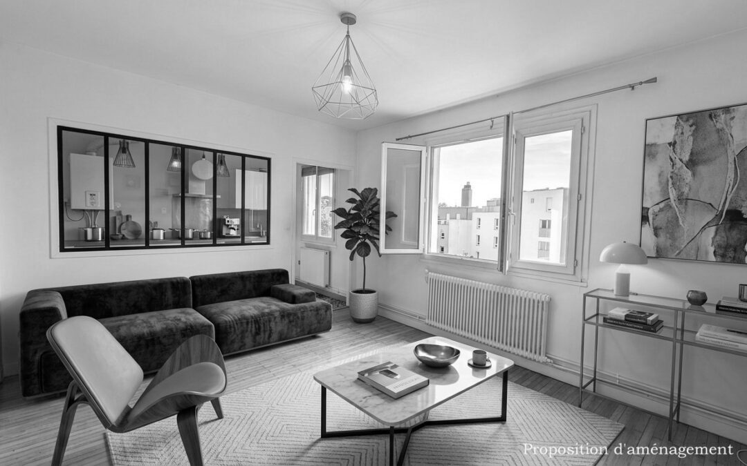 Pont de la motte rouge – Lumineux trois pièces – 220.500 € fai