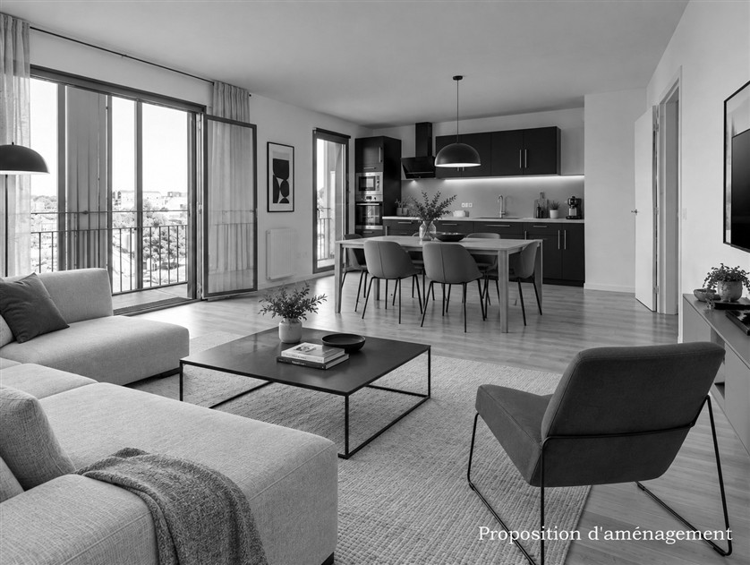 Haluchère – 3 pièces avec balcon et parking – SOUS OFFRE
